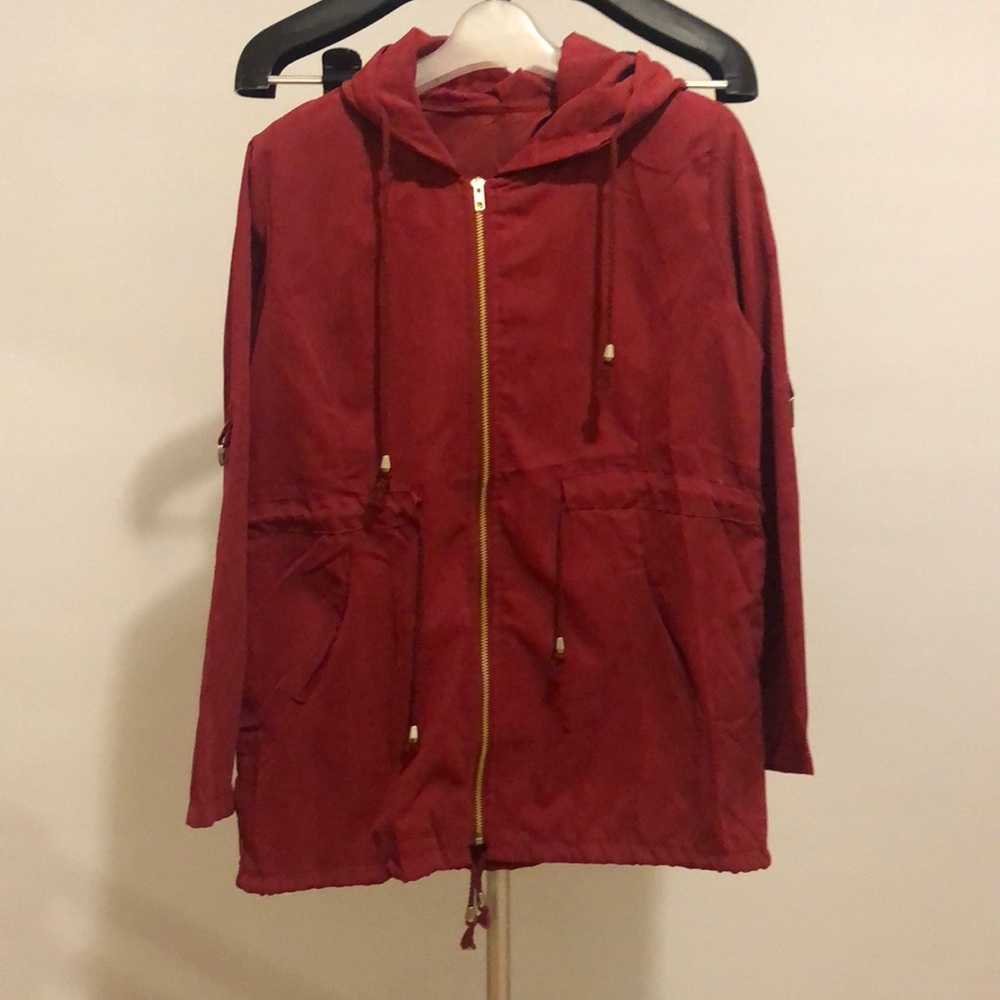 🎁Red utility jacket